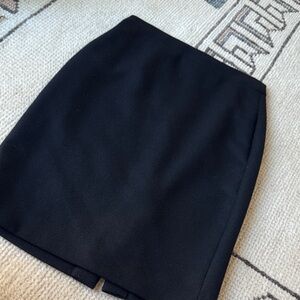 J. Crew Classic Black Pencil Skirt